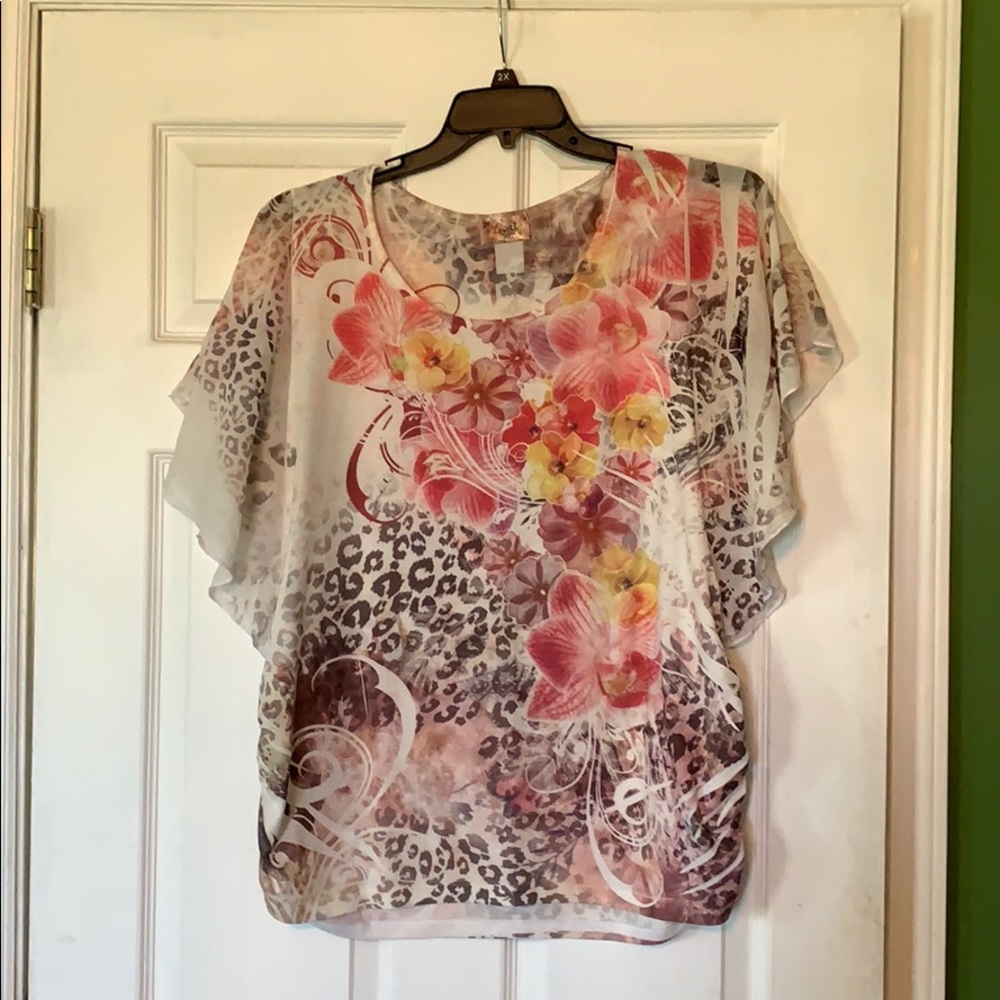 Fun summer print top